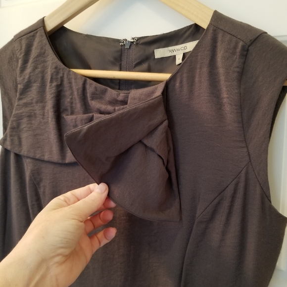 RW&Co brown fitted sheath dress ๐จ๐ฆ - Picture 10 of 10
